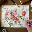 Load image into Gallery viewer, Custom Wedding Bouquet Painting