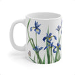 Load image into Gallery viewer, Blue Iris & Butterflies Ceramic Mug