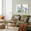 Load image into Gallery viewer, Extra Large Iris & Butterfly Diptych Prints - Set of 2