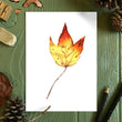 Load image into Gallery viewer, Autumn Leaf Study VIII Print