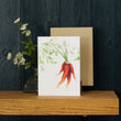 Load image into Gallery viewer, Heirloom Carrots Notecard