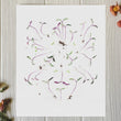 Load image into Gallery viewer, Freshly Plucked Sprouts art print on table with flowers