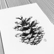 Load image into Gallery viewer, Woodland Pinecone Print close up
