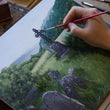 Load image into Gallery viewer, Original Painting - The Cemetery at Glendalough