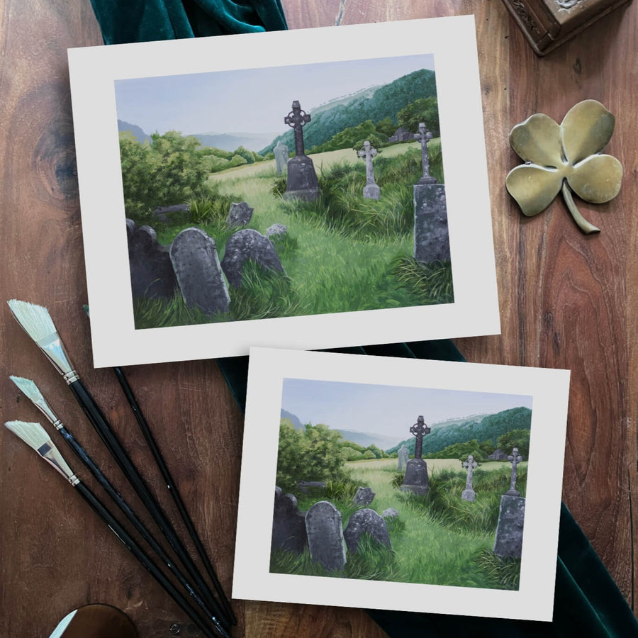 Limited Edition Print - The Cemetery at Glendalough