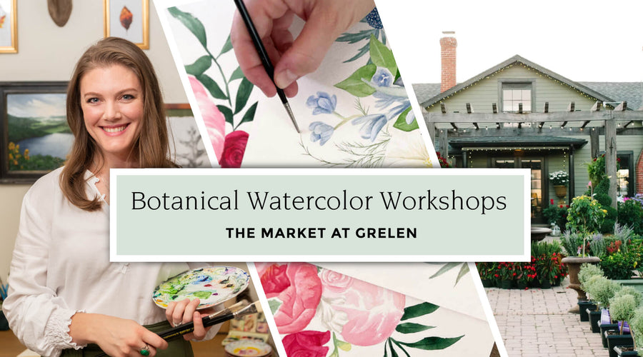 [PAST EVENT] ART WORKSHOP | Learn to Paint Watercolor Botanicals with Me This Summer!