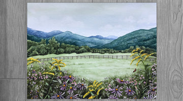 Montfair Resort Farm – A Wedding Venue Painting