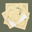 Load image into Gallery viewer, Spring Garden Placemat Set of 4 | Botanical Snap Pea Table Linen for Garden Lovers

