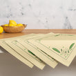 Load image into Gallery viewer, Spring Garden Placemat Set of 4 | Botanical Snap Pea Table Linen for Garden Lovers
