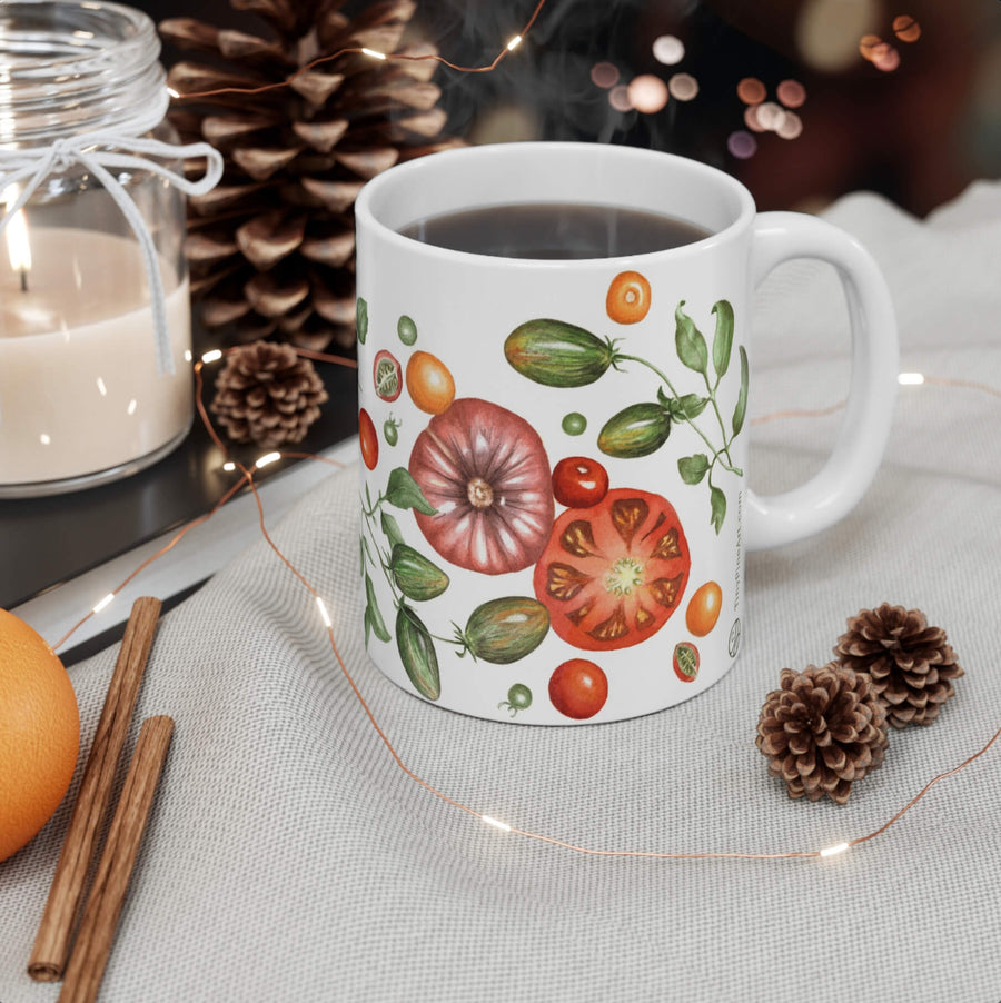 Summer Tomato Ceramic Mug