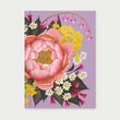 Load image into Gallery viewer, May Flowers Botanical Hardcover Journal | Peony &amp; Wildflower Notebook - Purple
