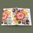 Load image into Gallery viewer, May Flowers Botanical Hardcover Journal | Peony &amp; Wildflower Notebook - White
