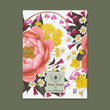 Load image into Gallery viewer, May Flowers Botanical Hardcover Journal | Peony &amp; Wildflower Notebook - White
