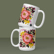 Load image into Gallery viewer, May Flowers Botanical Mug | Peony &amp; Wildflower Ceramic Coffee Mug for Gardeners
