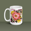 Load image into Gallery viewer, May Flowers Botanical Mug | Peony &amp; Wildflower Ceramic Coffee Mug for Gardeners
