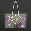 Load image into Gallery viewer, Oversized Weekender Bag - February - Sage Green
