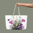Load image into Gallery viewer, Oversized Weekender Bag - February - White
