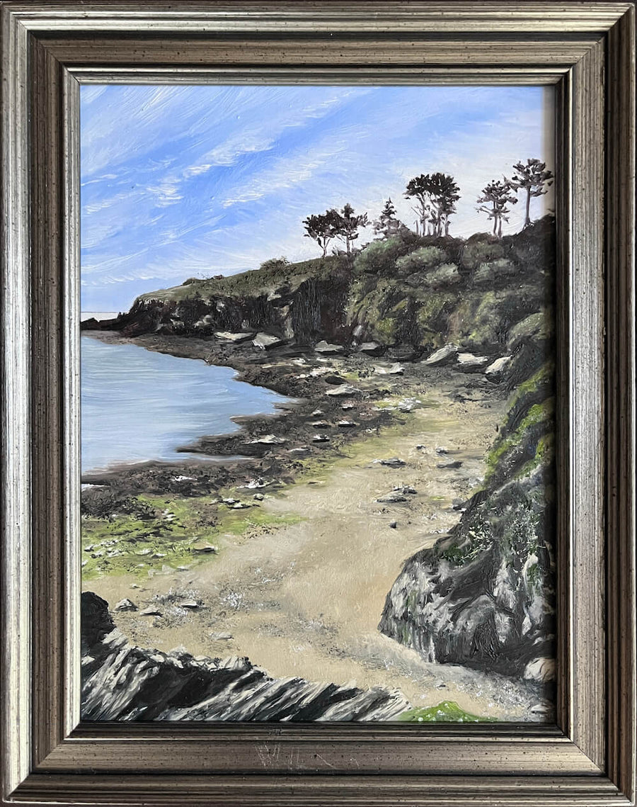 Original Painting - The View From Sandycove Beach in Kinsale