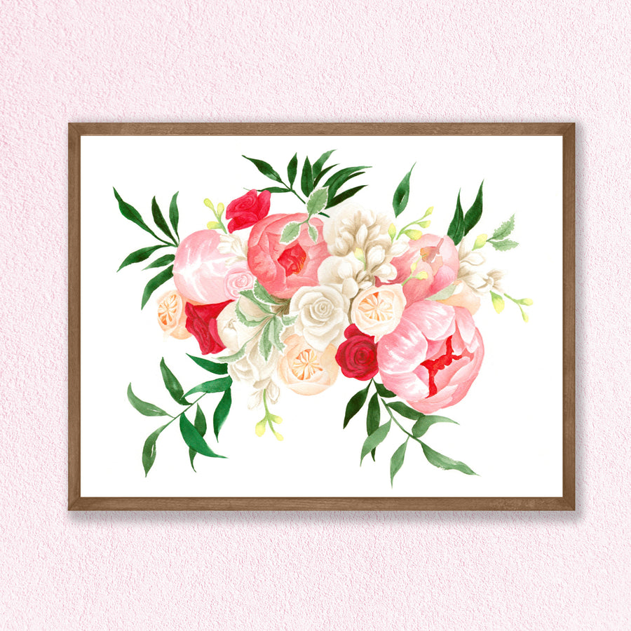 Pink Bouquet - Original Painting