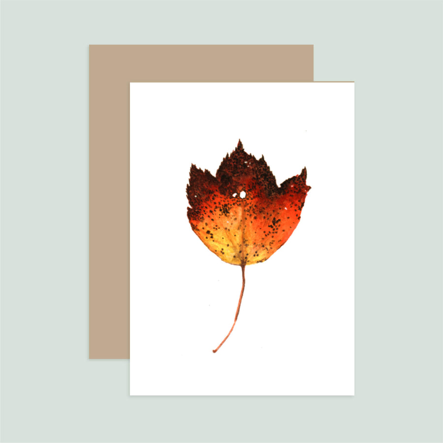 Autumn Leaf 4 Notecard