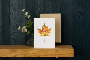 Autumn Leaf 3 Notecard