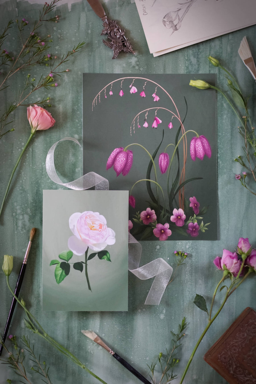 Fool's Spring: Garden Rose Print