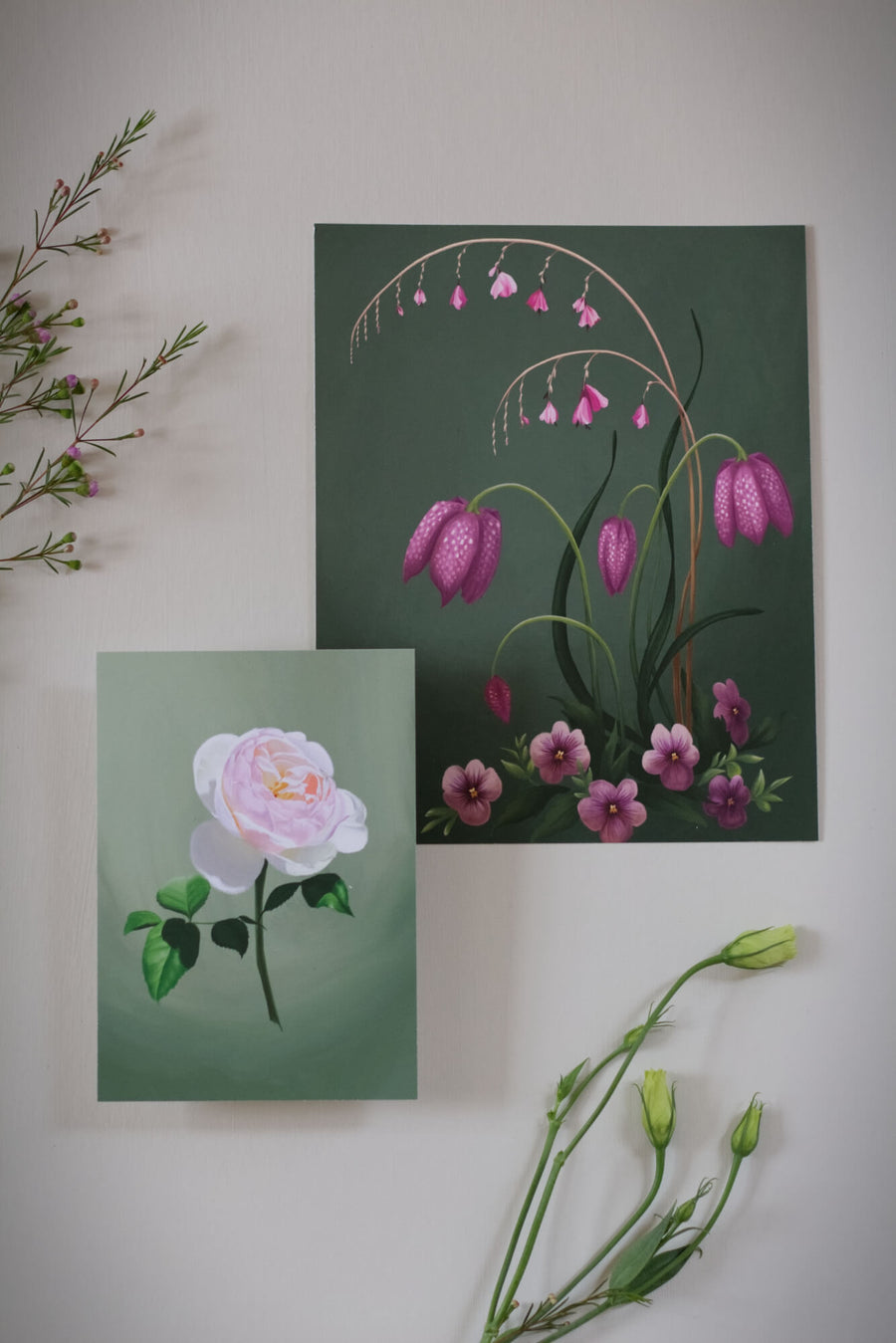 Fool's Spring: Garden Rose Print