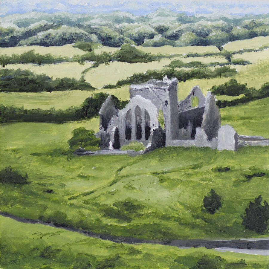 Original Painting - Hore Abbey in the Golden Vale