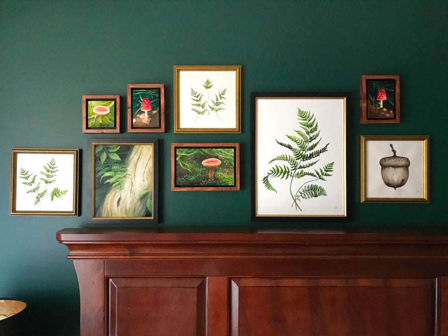 Unfurling Ferns 1 | Original Painting