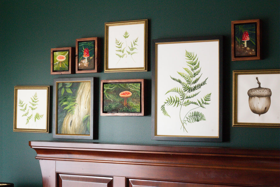Unfurling Ferns 1 | Original Painting