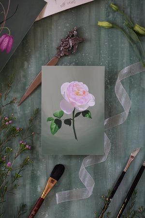 Fool's Spring: Garden Rose Print